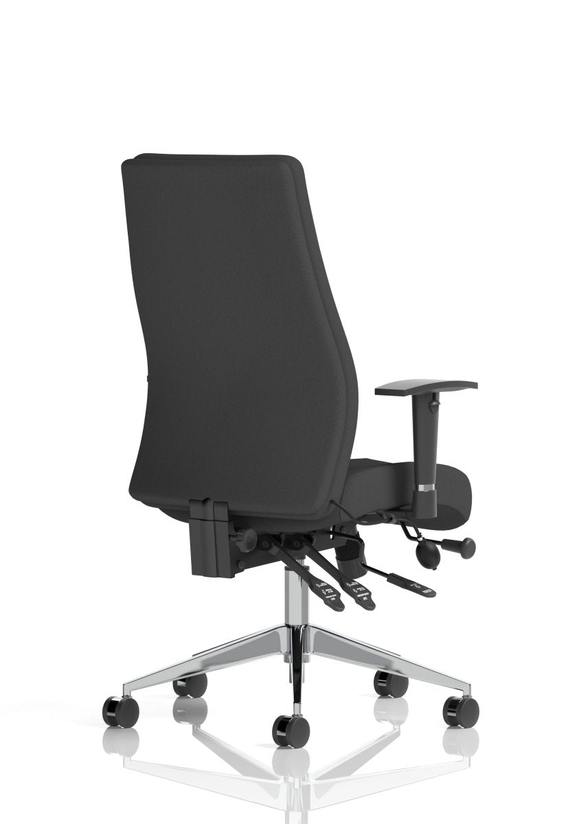 Office furniture onyx-ergo-posture-chair-with-headrest Dynamic  Bespoke Stevia Blue  Matching Bespoke Colour None