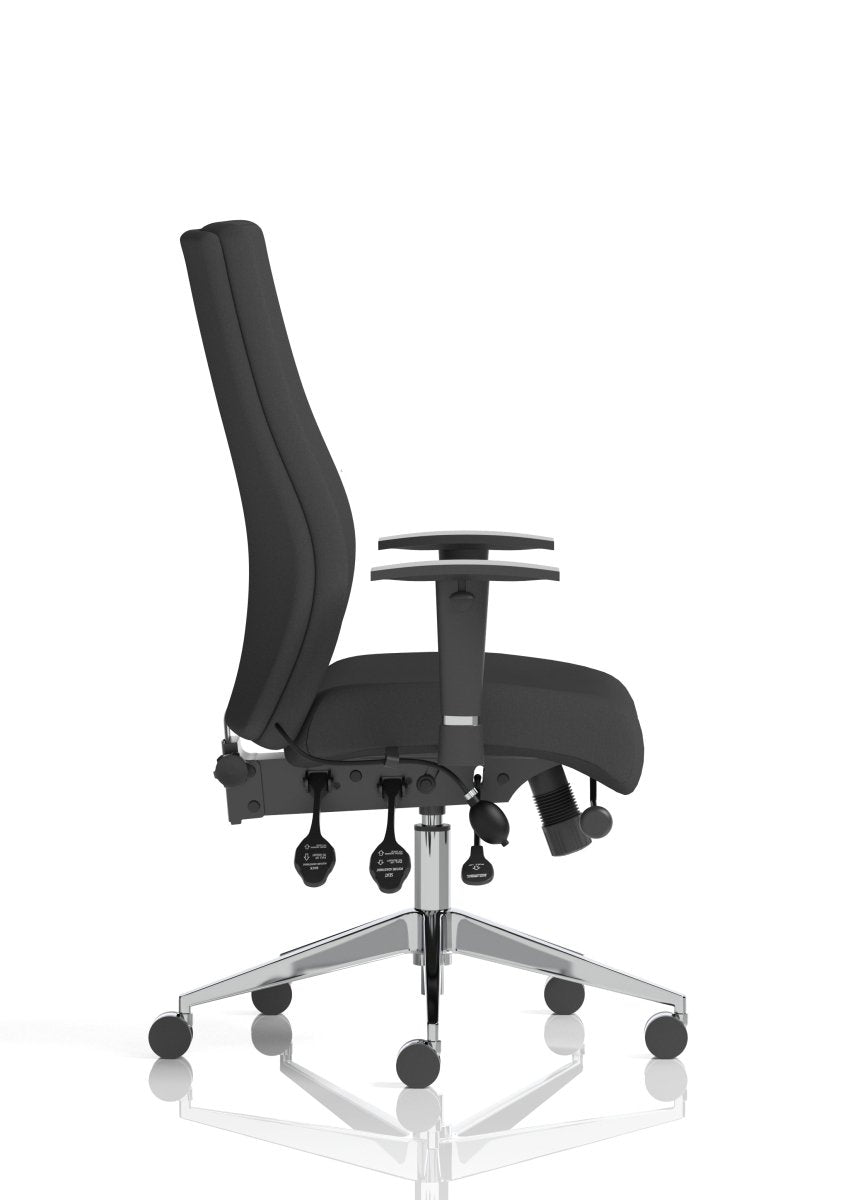 onyx-ergo-posture-chair-with-headrest Dynamic  Bespoke Stevia Blue  Matching Bespoke Colour With Headrest