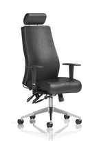 Office furniture onyx-ergo-posture-chair-with-headrest Dynamic  Bespoke Tabasco Orange  Black None