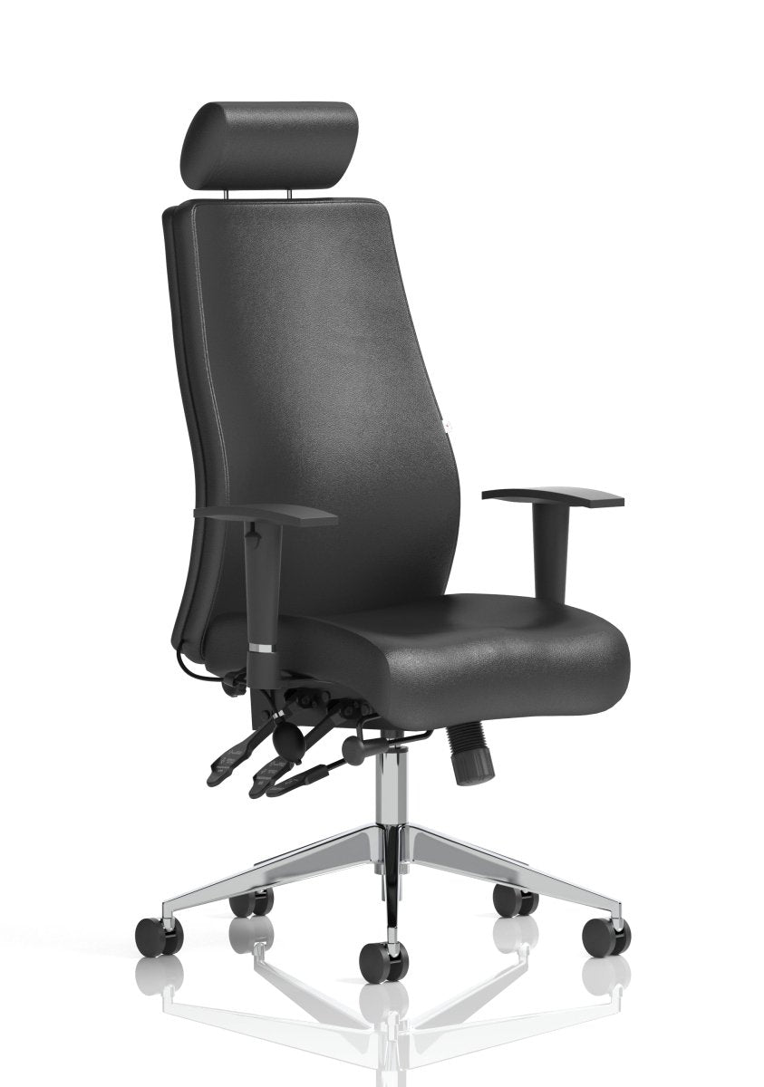 Office furniture onyx-ergo-posture-chair-with-headrest Dynamic  Bespoke Tabasco Orange  Black None