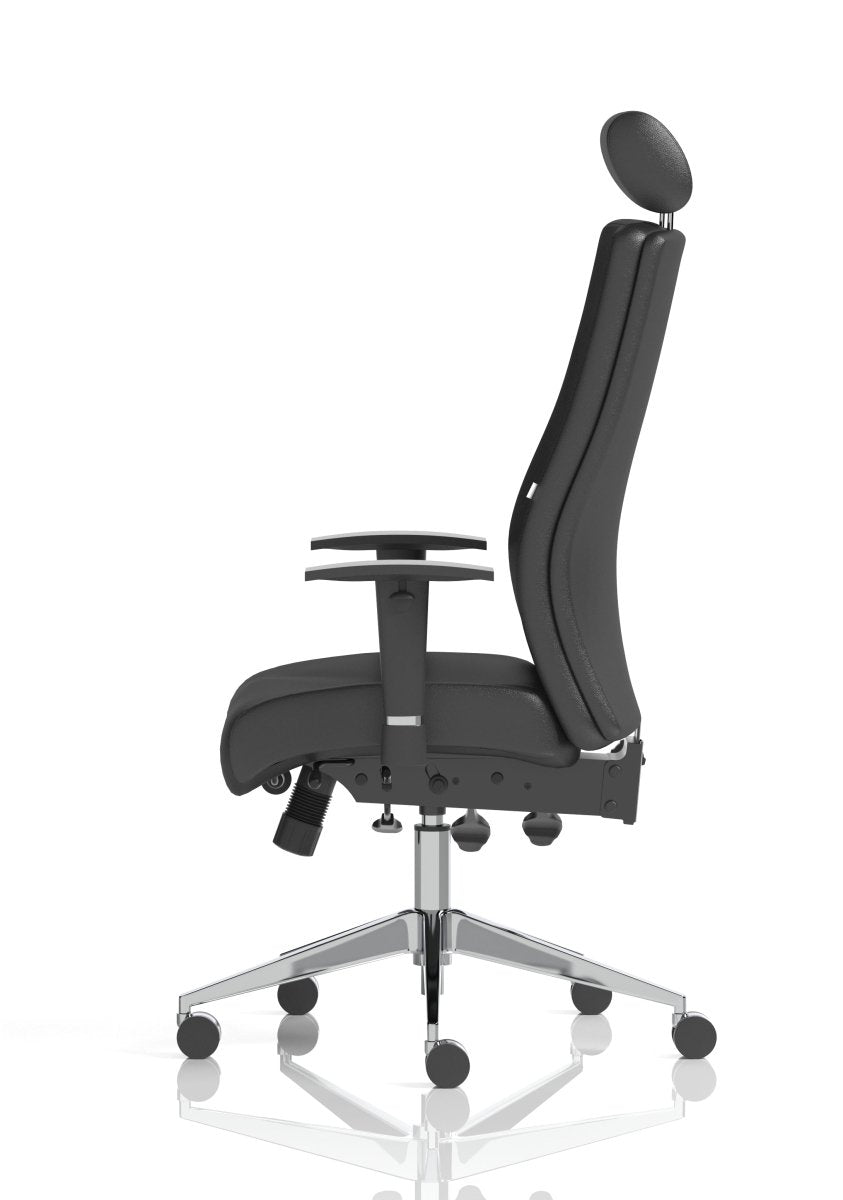 onyx-ergo-posture-chair-with-headrest Dynamic  Bespoke Tabasco Orange  Matching Bespoke Colour With Headrest