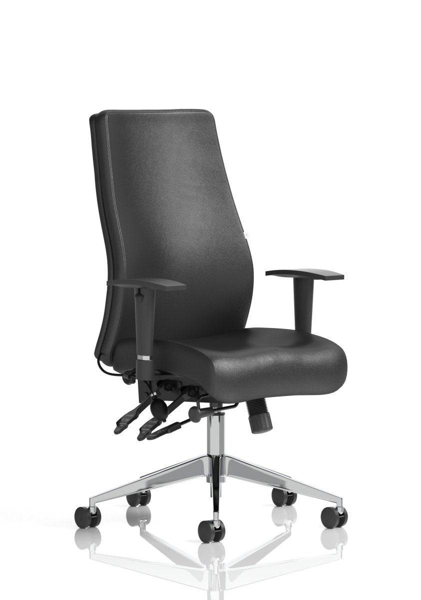 Office furniture onyx-ergo-posture-chair-with-headrest Dynamic  Bespoke Ginseng Chilli  Black None