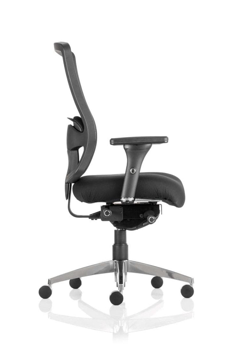 Office furniture regent-operator-chair Dynamic  Bespoke Bergamot Cherry  With Height Adjustable Arms 