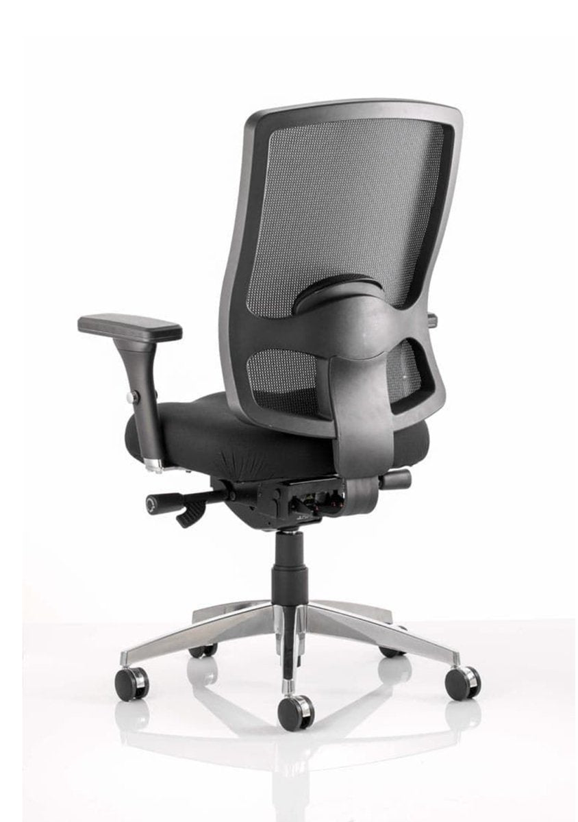 Office furniture regent-operator-chair Dynamic  Bespoke Myrrh Green  With Height Adjustable Arms 
