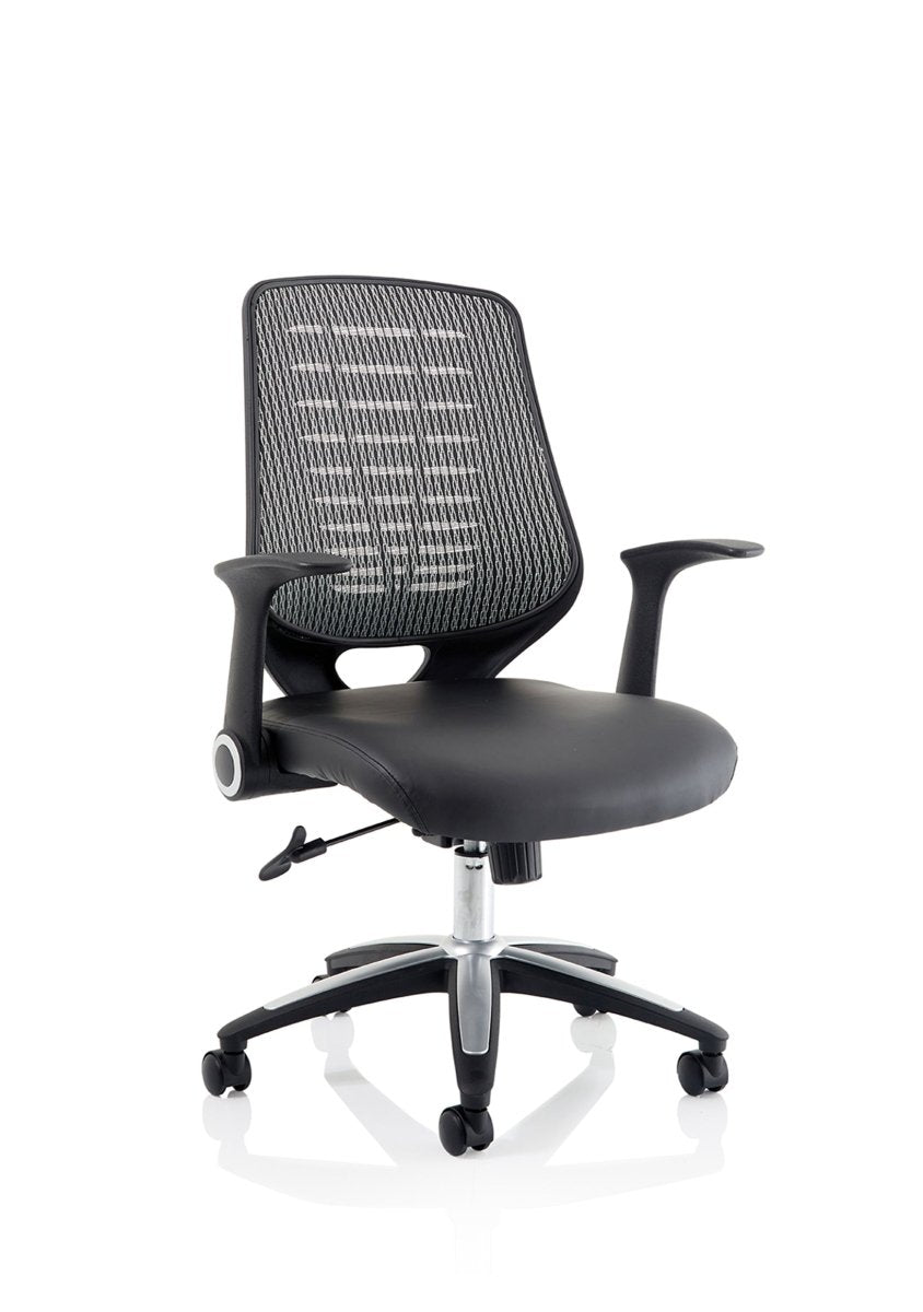 Office furniture relay-task-operator-chair Dynamic  Black  Black Airmesh With Height Adjustable Arms