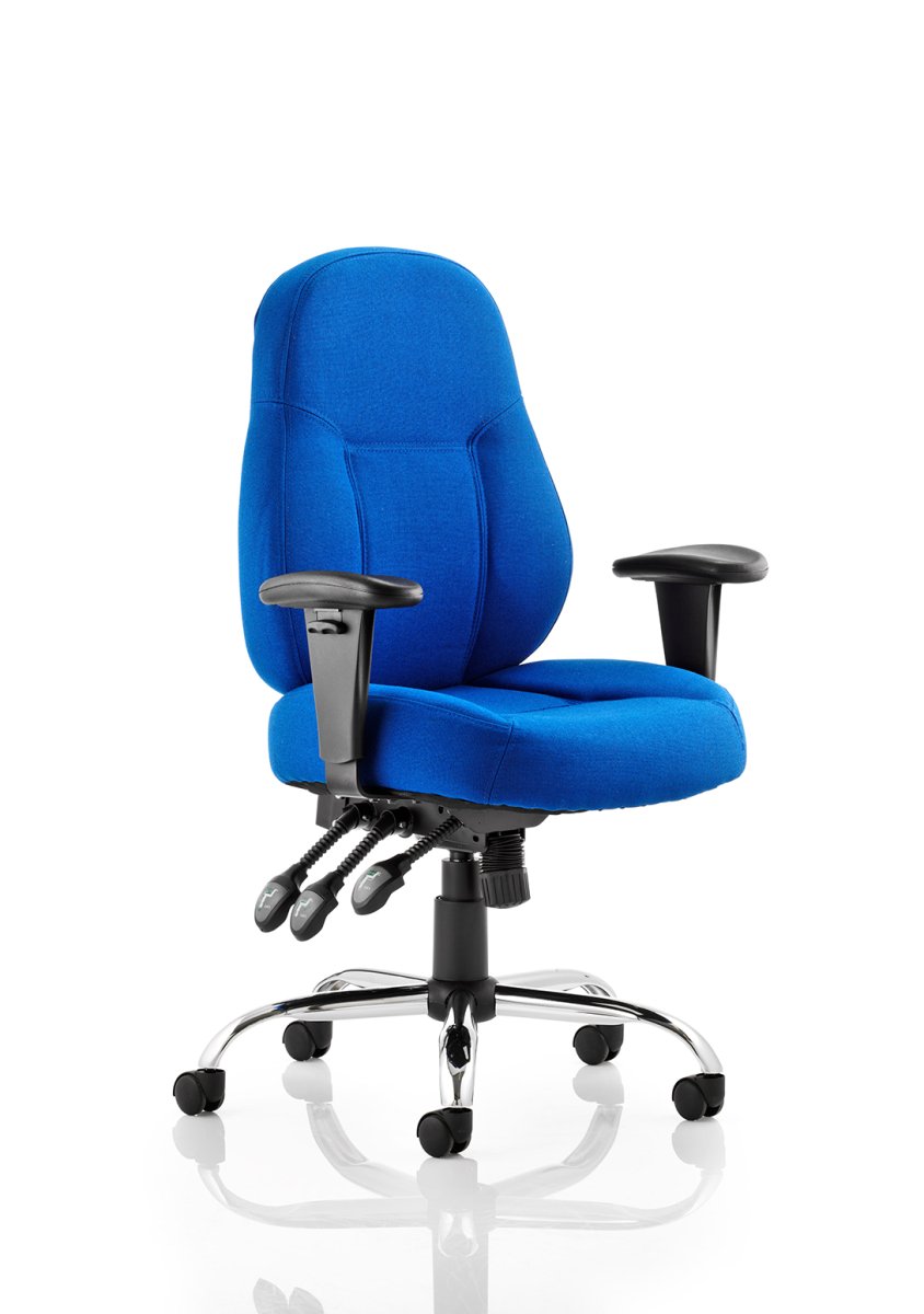 Office furniture storm-operator-chair Dynamic  Blue Fabric   