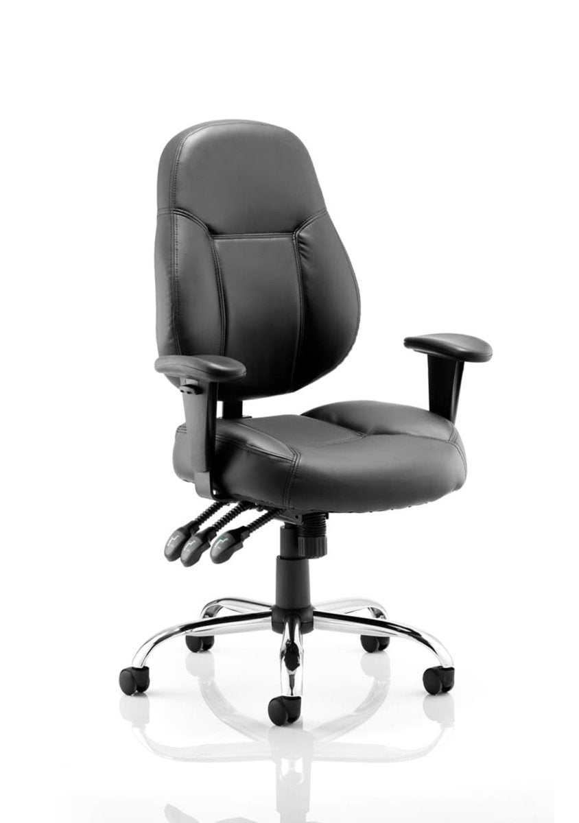 Office furniture storm-operator-chair Dynamic  Black Leather   