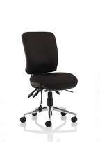 Office furniture chiro-medium-back-operator-chair Dynamic  Bespoke Myrrh Green  With Height Adjustable Arms Black