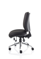 Office furniture chiro-medium-back-operator-chair Dynamic  Bespoke Stevia Blue  None Matching Bespoke Colour