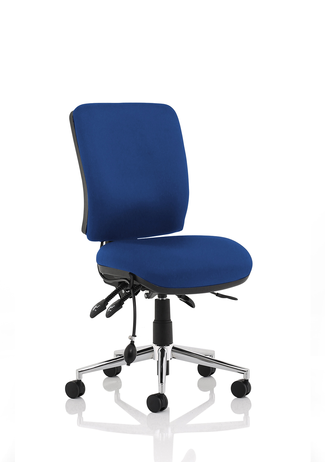 Office furniture chiro-medium-back-operator-chair Dynamic  Bespoke Myrrh Green  None Matching Bespoke Colour
