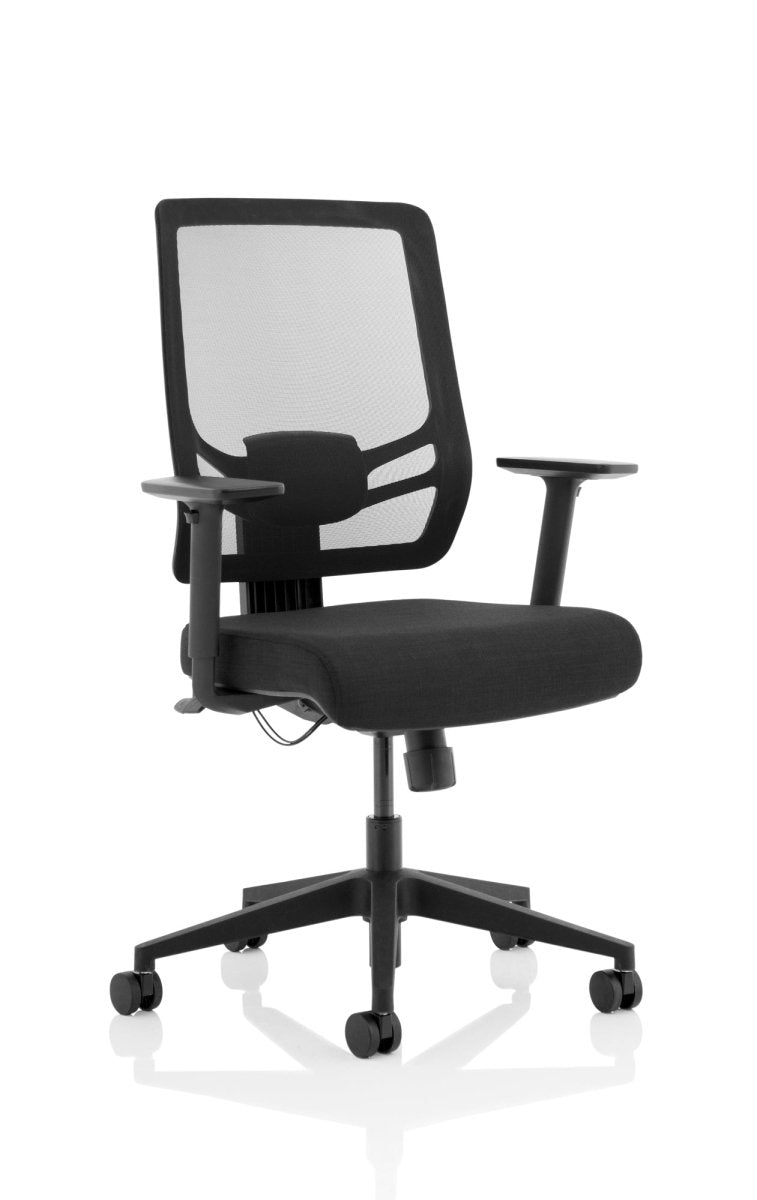 Office furniture ergo-twist Dynamic  Mesh & Bespoke Bergamot Cherry Fabric  With Headrest 