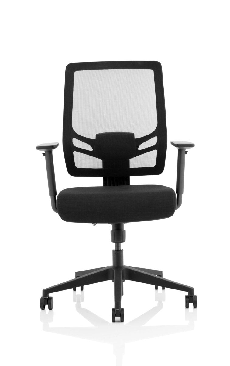 Office furniture ergo-twist Dynamic  Mesh & Bespoke Bergamot Cherry Fabric  No Headrest 