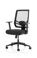 Office furniture ergo-twist Dynamic  Mesh & Bespoke Myrrh Green Fabric  With Headrest 