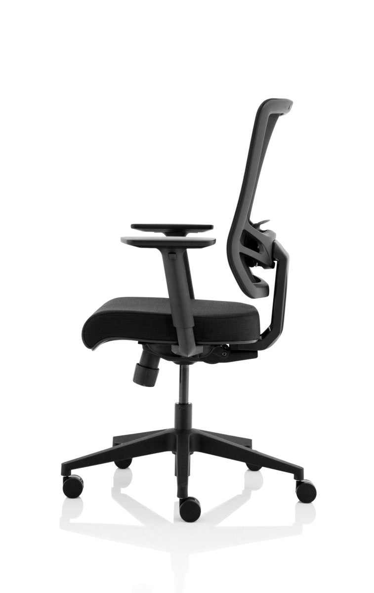 Office furniture ergo-twist Dynamic  Mesh & Bespoke Myrrh Green Fabric  No Headrest 