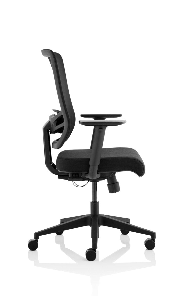 Office furniture ergo-twist Dynamic  Mesh & Bespoke Tabasco Orange Fabric  No Headrest 