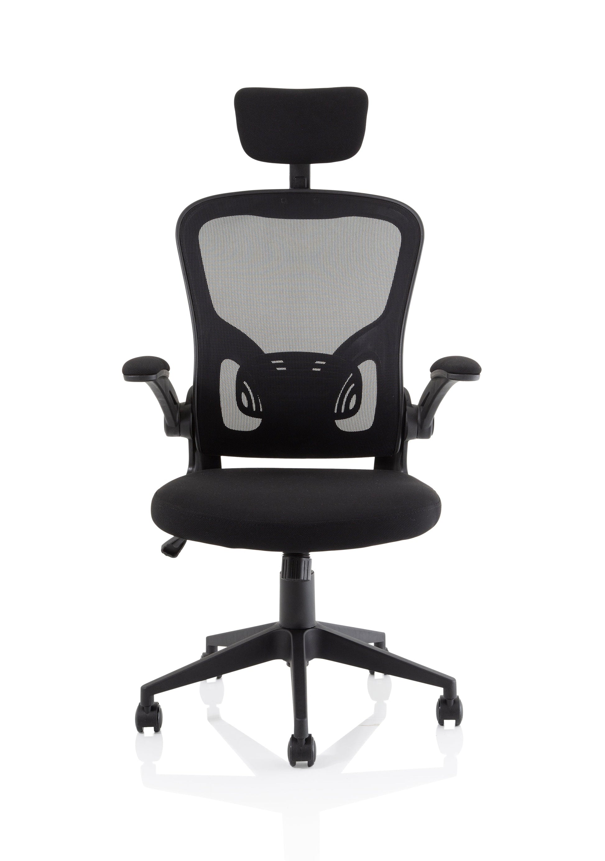 Office furniture ace-executive-mesh-chair-with-folding-arms Dynamic   Colour Bespoke Bergamot Cherry 