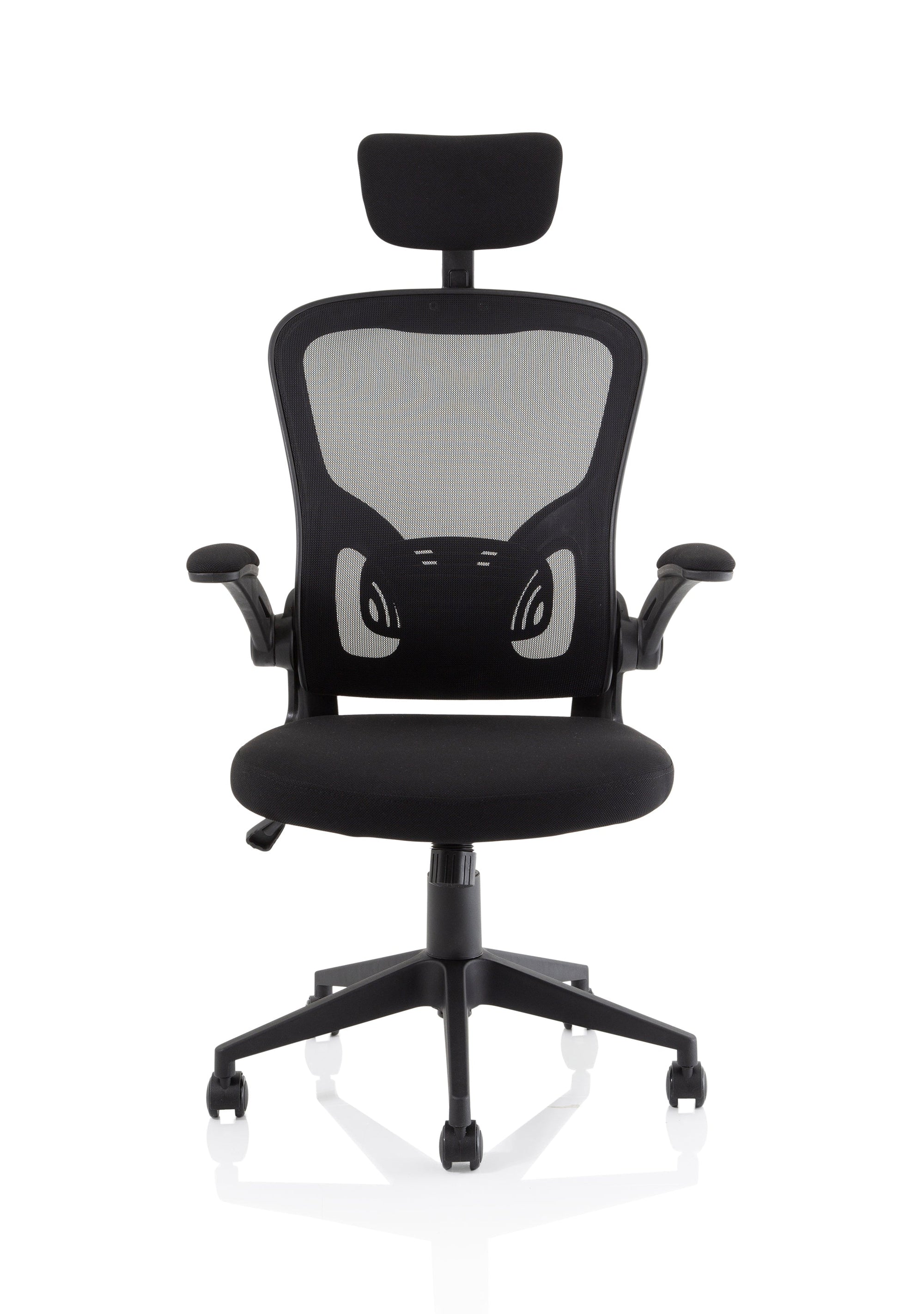 Office furniture ace-executive-mesh-chair-with-folding-arms Dynamic   Colour Bespoke Bergamot Cherry 