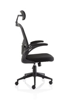 Office furniture ace-executive-mesh-chair-with-folding-arms Dynamic   Colour Bespoke Tabasco Orange 