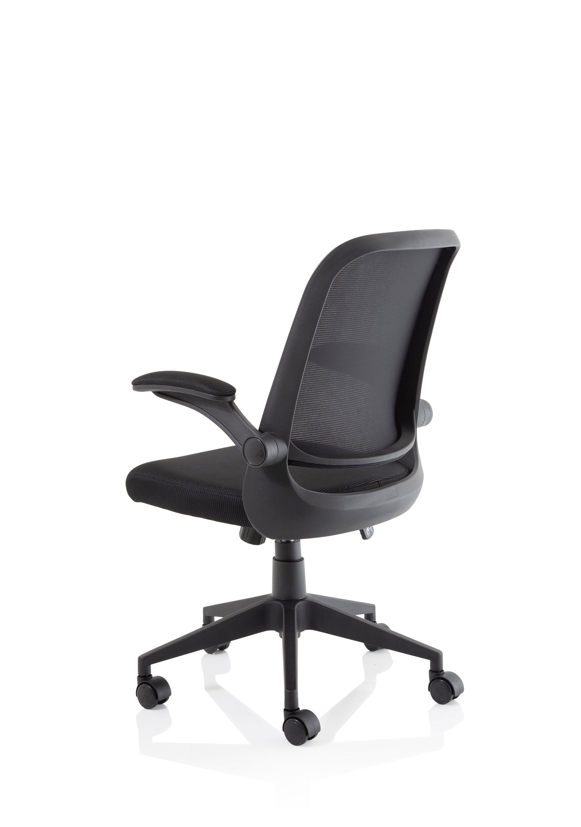 Office furniture crew-task-operator-mesh-chair-with-folding-arms Dynamic   Colour Bespoke Myrrh Green 