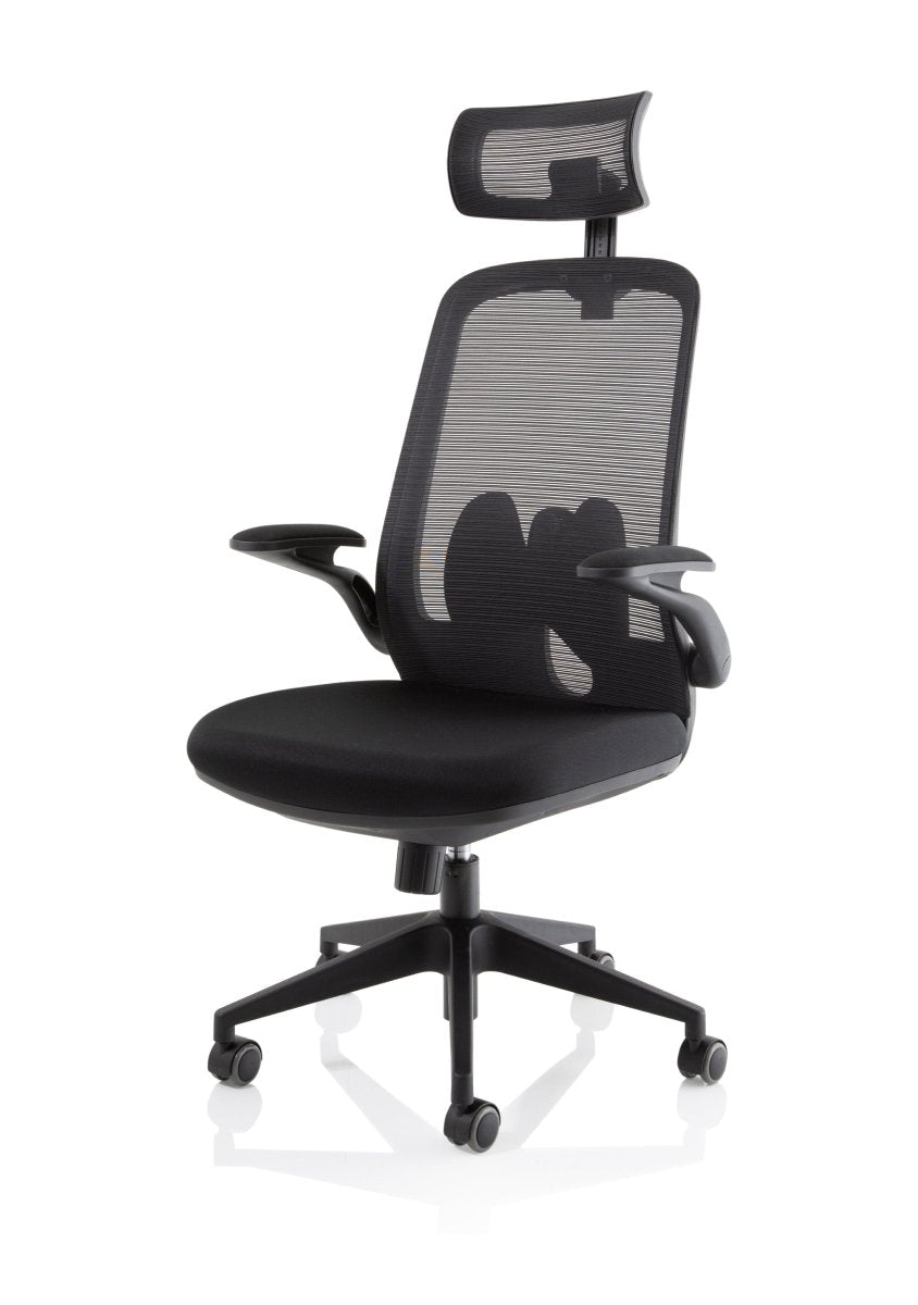Office furniture sigma-executive-mesh-chair-with-folding-arms Dynamic   Colour Bespoke Maringa Teal 