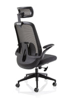 Office furniture sigma-executive-mesh-chair-with-folding-arms Dynamic   Colour Bespoke Tabasco Orange 