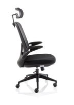Office furniture sigma-executive-mesh-chair-with-folding-arms Dynamic   Colour Bespoke Tansy Purple 