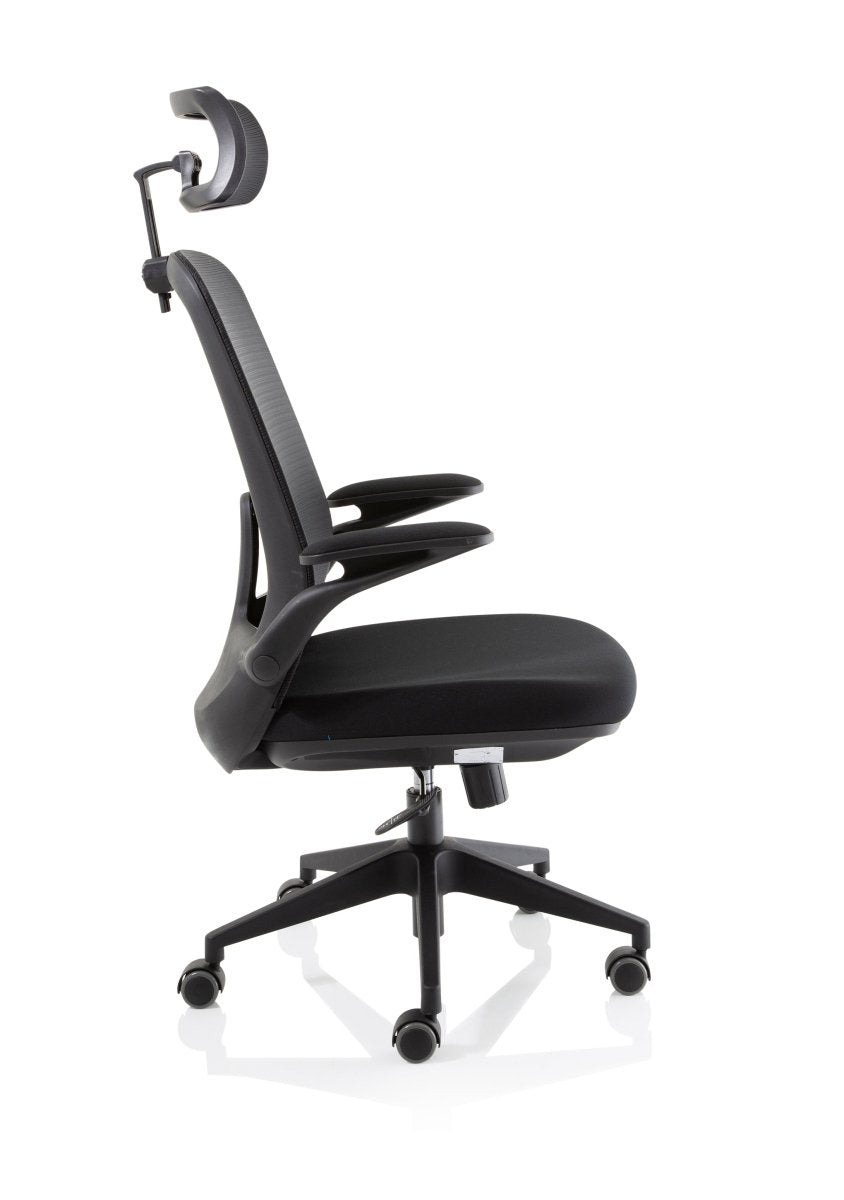 Office furniture sigma-executive-mesh-chair-with-folding-arms Dynamic   Colour Bespoke Tansy Purple 