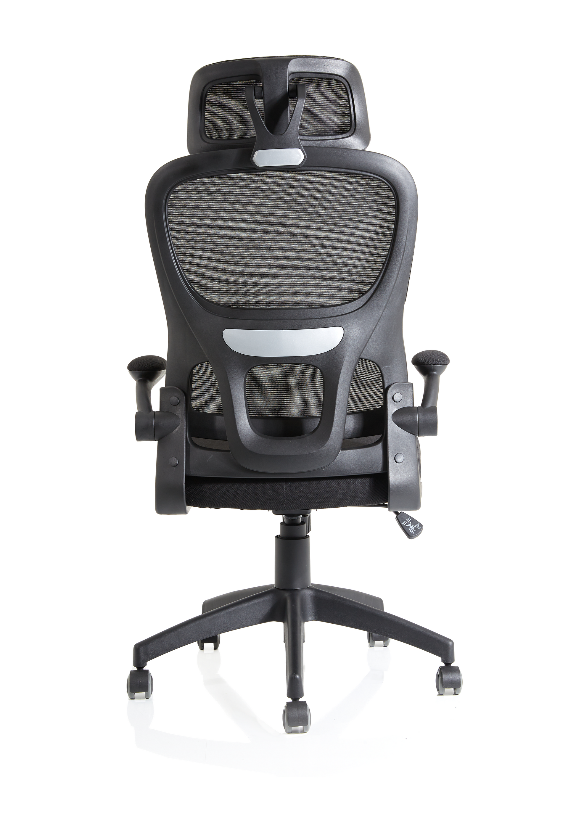 Office furniture iris-task-operator-mesh-back-fabric-seat-with-headrest Dynamic   Colour Bespoke Myrrh Green