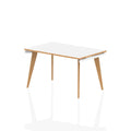 Office Desk for Home or Office  Starter Desk White/Natural Wood 120 Wide 