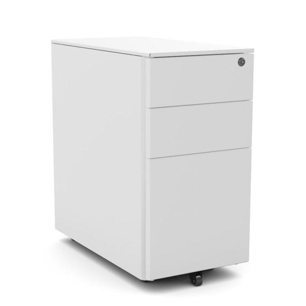 Under Desk Pedestal on wheels 2 Small 1 Filing Dwr 30cm W PDBP53SD-Config Silverline 3 Office Furniture