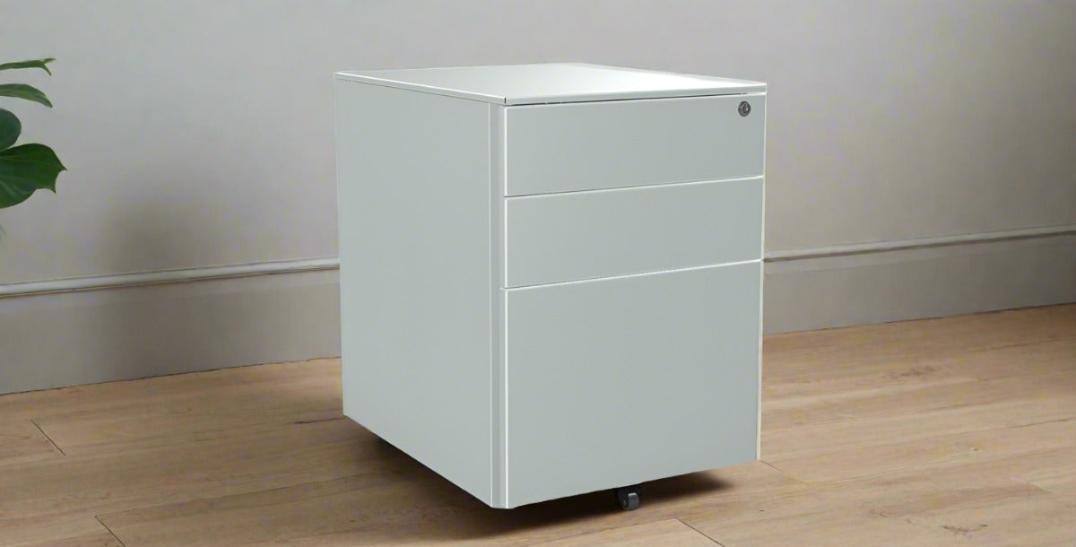 fast delivery under desk pedestal 3 drawer silverThat’s My Office Furniture, 360 Degree View storage, desk, chair