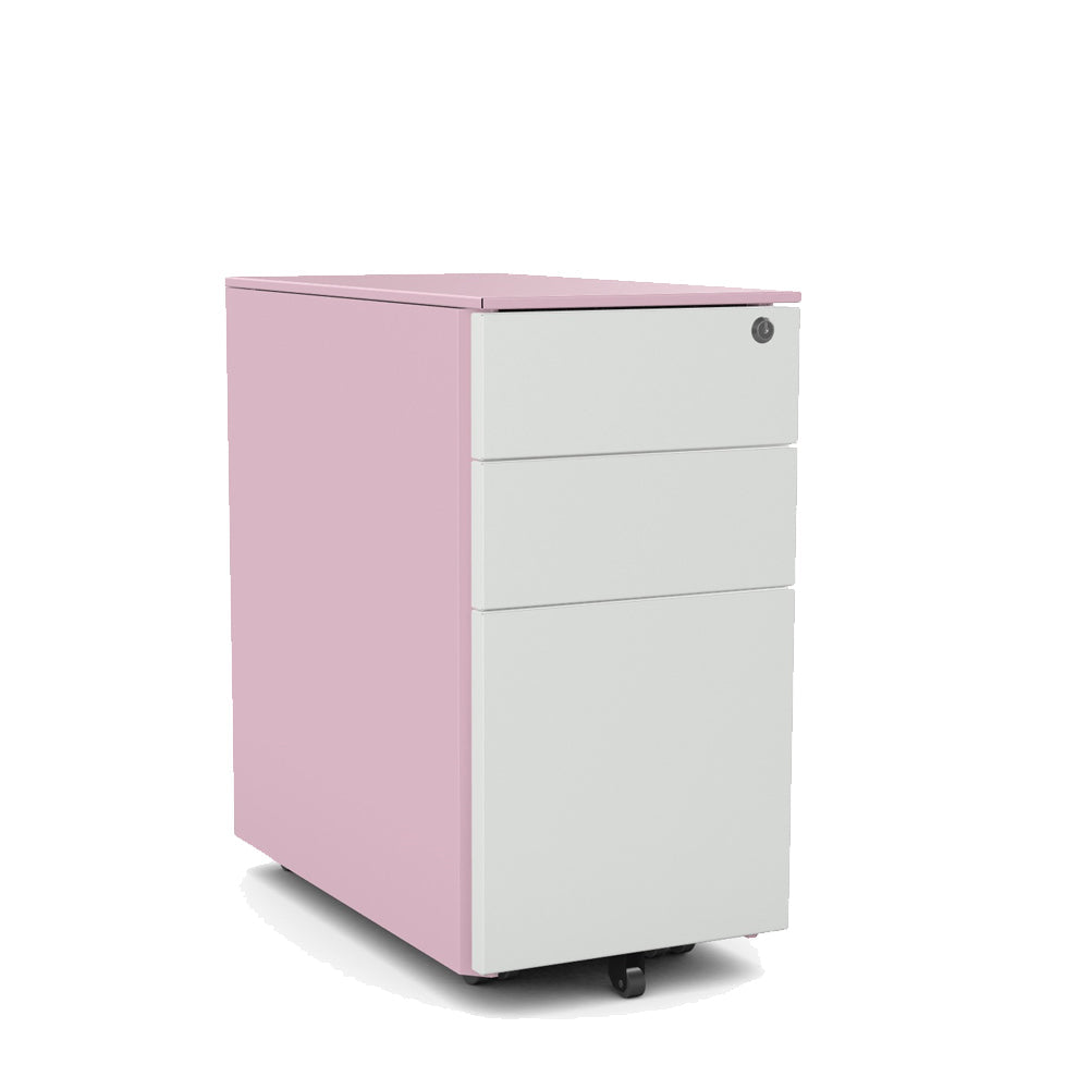 Under Desk Pedestal on wheels 2 Small 1 Filing Dwr 30cm W PDBP53SD-Config Silverline 1 Office Furniture