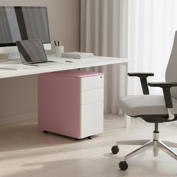 Under Desk Pedestal on wheels 2 Small 1 Filing Dwr 30cm W PDBP53SD-Config Silverline 1 Office Furniture