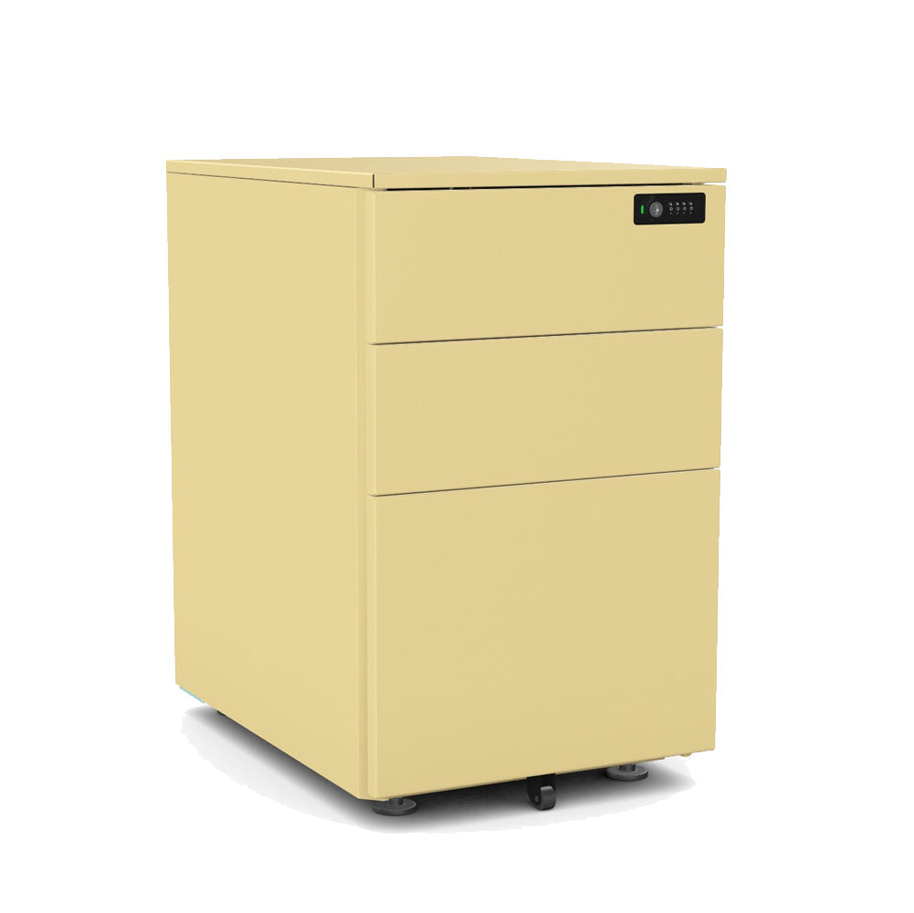 Under Desk Pedestal on wheels 2 Small 1 Filing Dwr 42cm W PDBP54SD-Config 1 Office Furniture and Home Remote Working