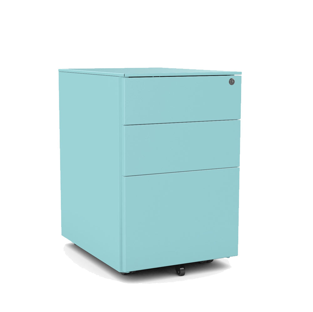 Under Desk Pedestal on wheels 2 Small +1 Filing Drawer H 66cm W 42cm H 57cm PDUD50SD-Config 1 Office Furniture
