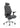 Posture Office Chair Domino High Back Black with Arms and Headrest Black Leather   