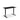 Height Adjustable Runda Sit Stand Lavoro Design Desk 140cm wide 70cm Deep  Wenge leg White