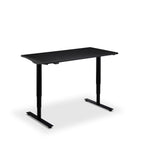 Height Adjustable Runda Sit Stand Lavoro Design Desk 160cm wide 70cm Deep  Wenge leg White