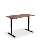 Height Adjustable Runda Sit Stand Lavoro Design Desk 160cm wide 70cm Deep  Ferro Bronze leg Black
