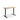 Height Adjustable Runda Sit Stand Lavoro Design Desk 120cm wide 80cm Deep  Graphite Ply Edge leg Black