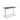 Height Adjustable Runda Sit Stand Lavoro Design Desk 140cm wide 70cm Deep  Wenge leg Black