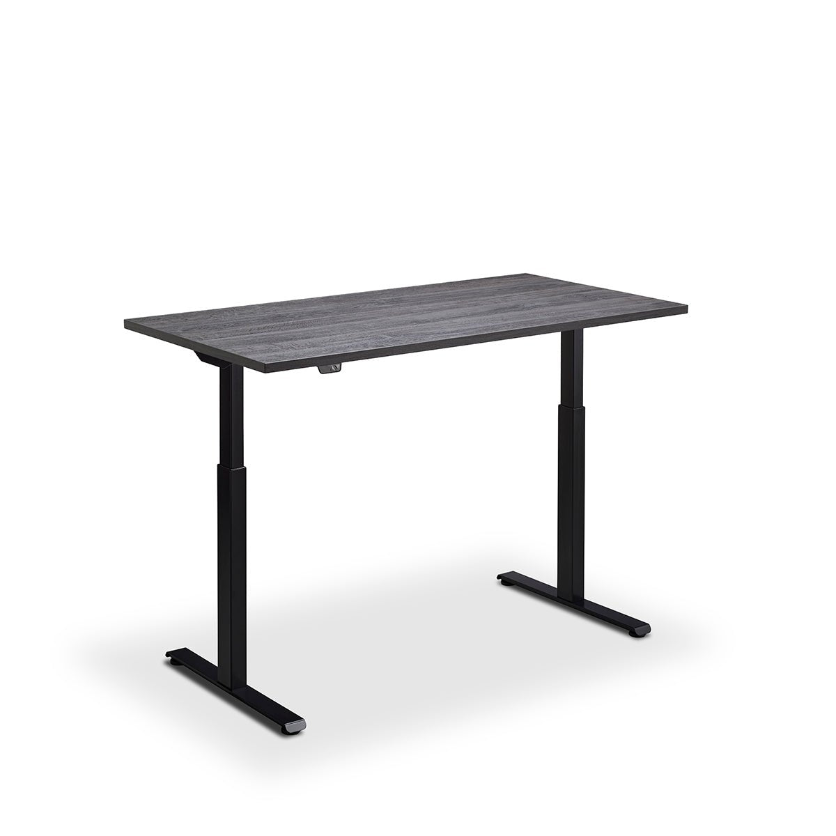Height Adjustable Rusa Sit Stand Lavoro Design Desk 160cm wide 80cm Deep  Graphite leg Black