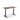 Height Adjustable Rusa Sit Stand Lavoro Design Desk 120cm wide 70cm Deep  Dijon Walnut leg Black