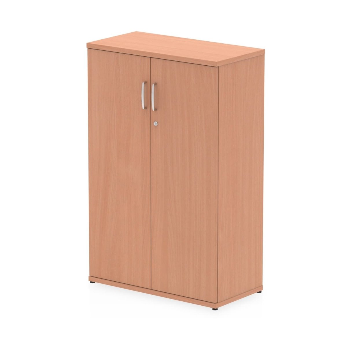 Office Locking Wooden Cupboard  By Dynamic Impulse Range  Height  120cm  Beech