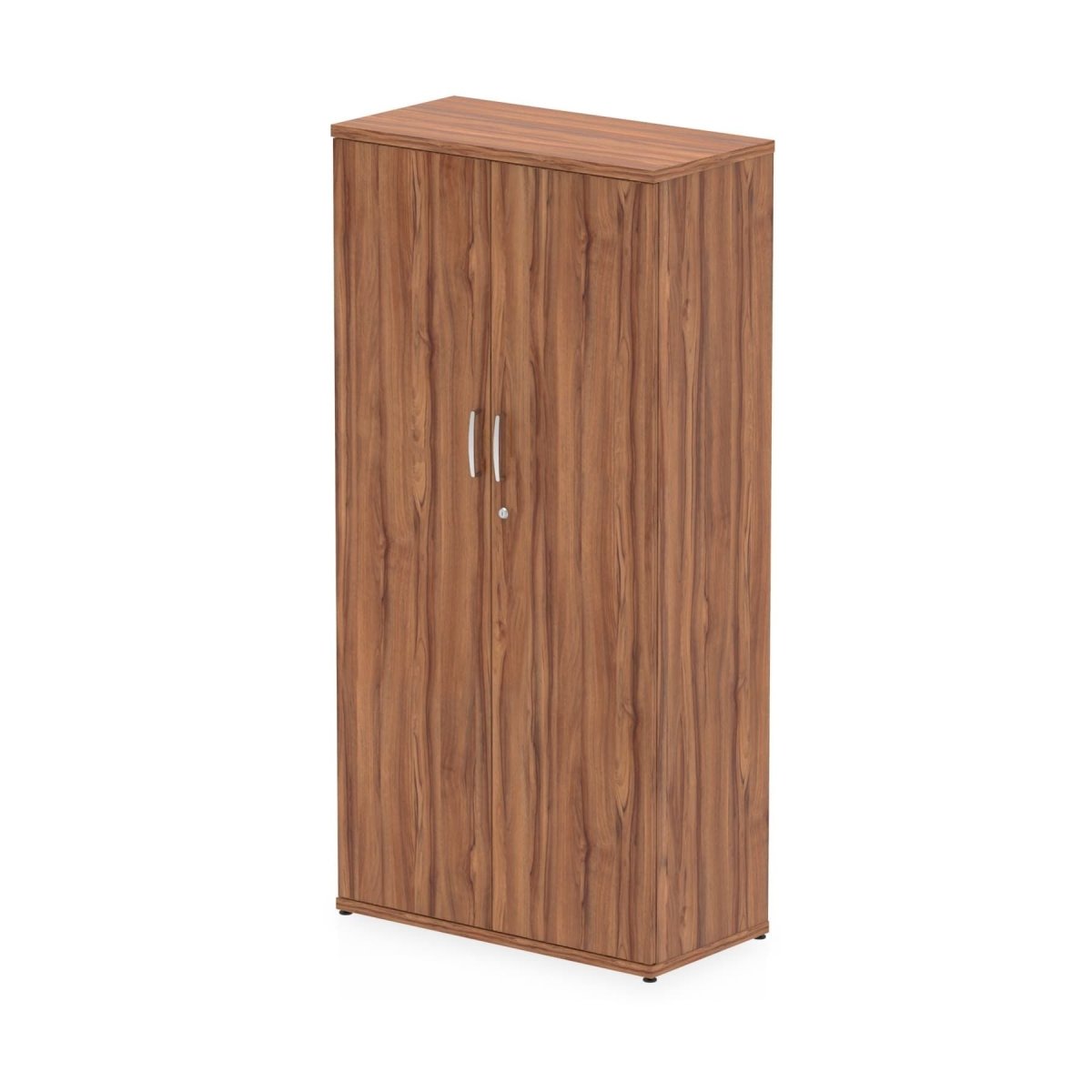 Office Locking Wooden Cupboard  By Dynamic Impulse Range  Height  160cm  Walnut