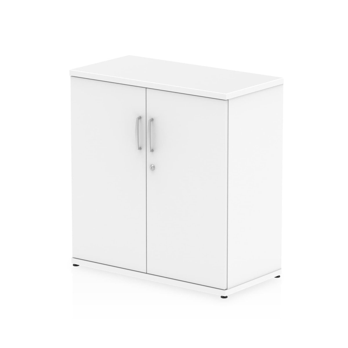 Office Locking Wooden Cupboard  By Dynamic Impulse Range  Height  80cm  White