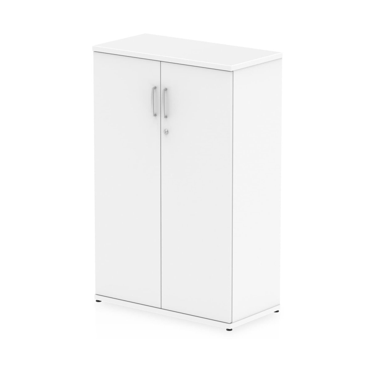 Office Locking Wooden Cupboard  By Dynamic Impulse Range  Height  120cm  White