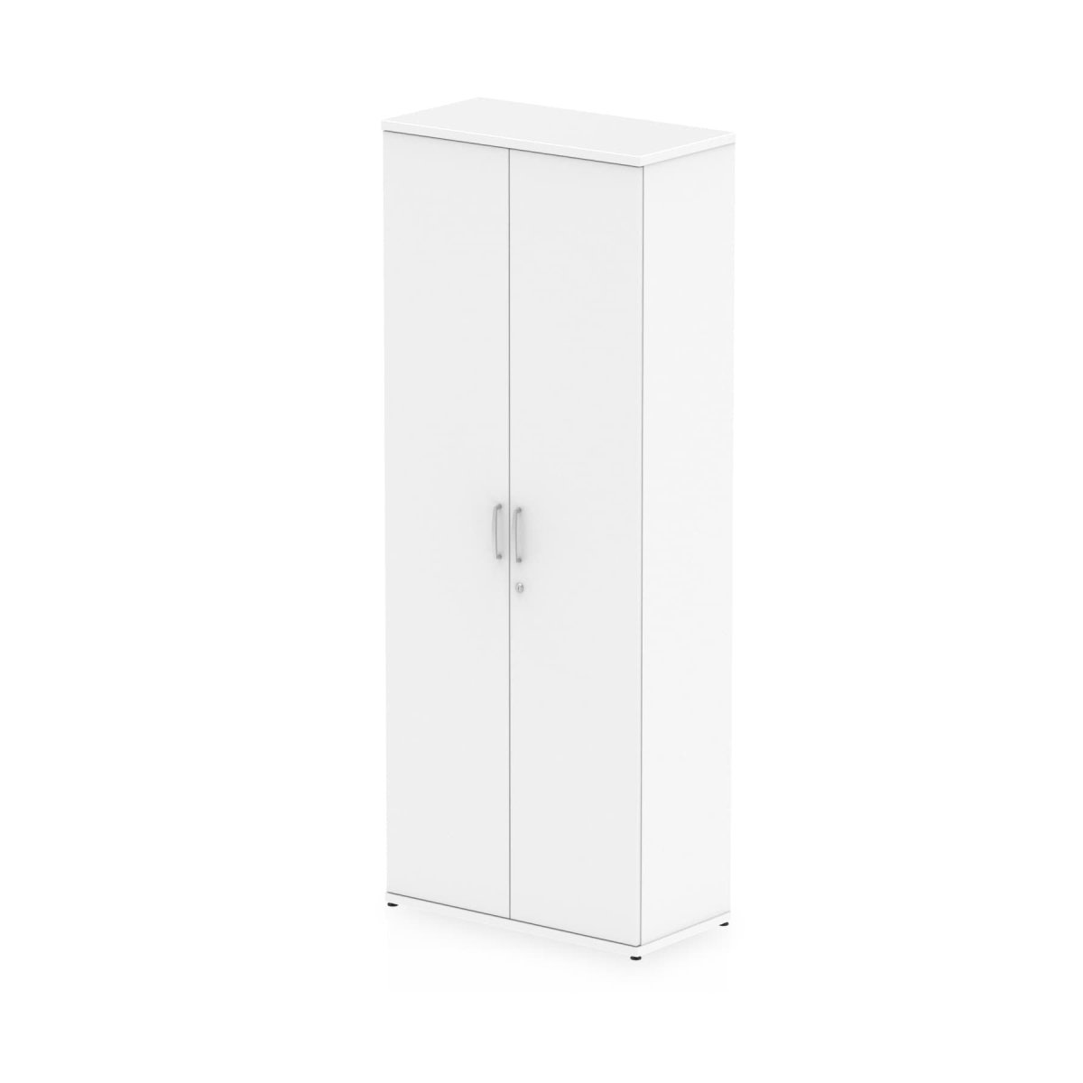 Office Locking Wooden Cupboard  By Dynamic Impulse Range  Height  200cm  White