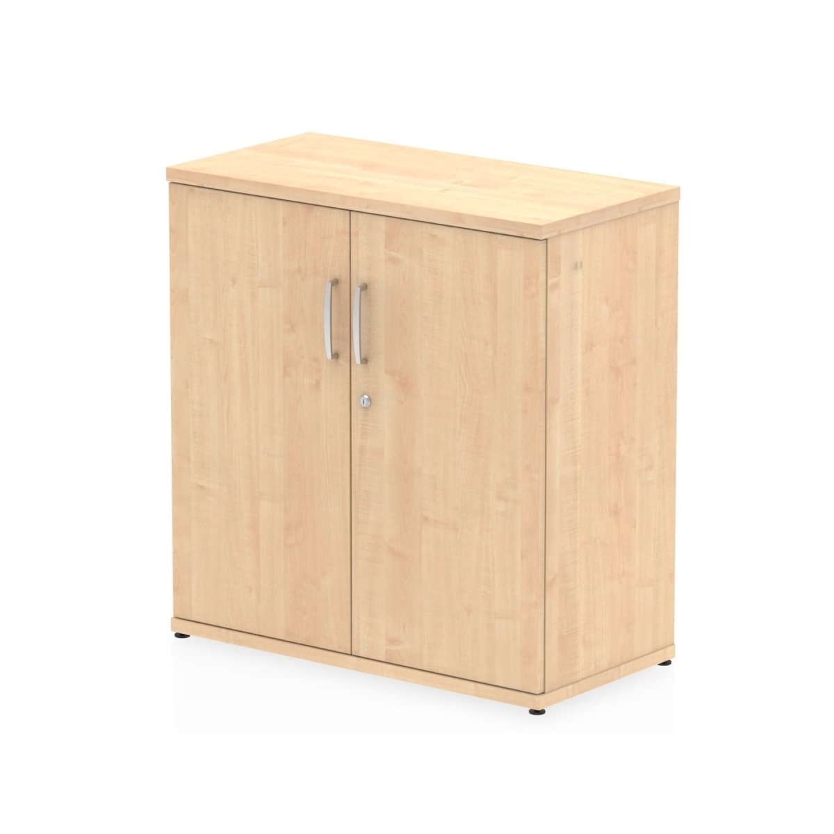 Office Locking Wooden Cupboard  By Dynamic Impulse Range  Height  80cm  Maple