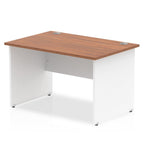 Office furniture impulse-120mm-straight-desk-panel-end-leg Dynamic  Walnut Colour Walnut 